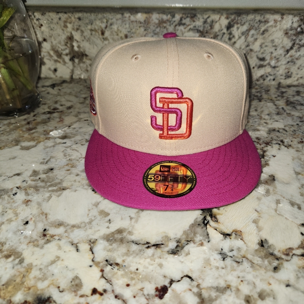 Men's New Era Orange/Pink San Diego Padres 50th Anniversary Mango Passion 59FIFT